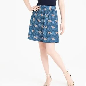 Bengal Print Mini Skirt